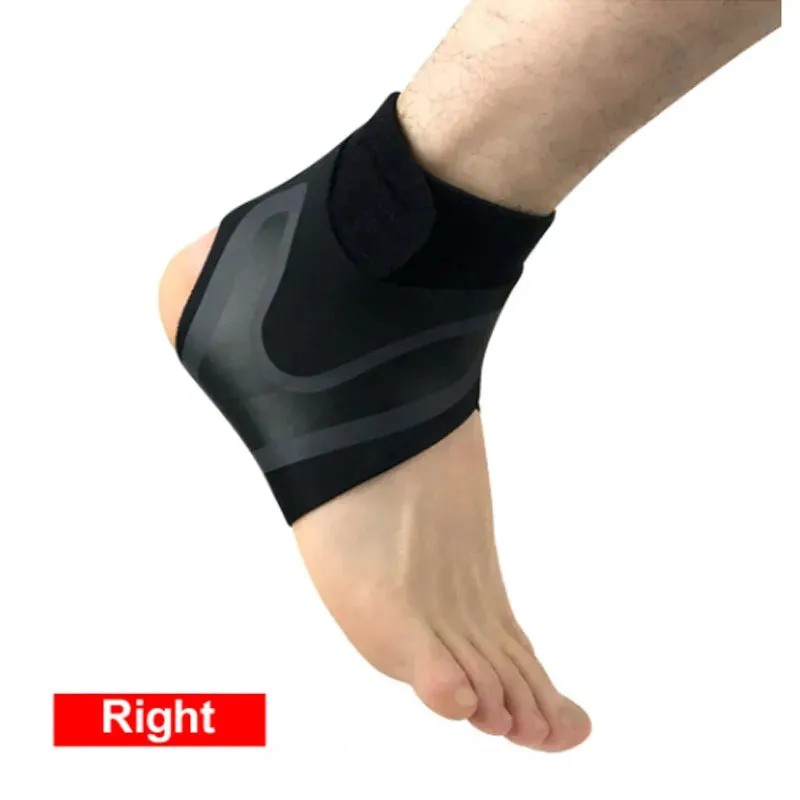 1PC Fitness Sports Ankle Brace Adjustable Compression Ankle Support Tendon Pain Relief Strap Foot Sprain Injury Wrap Basketball