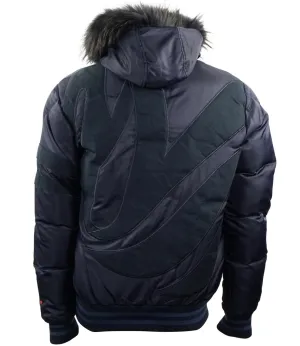 AL Nylon Puffer Bomber Jacket