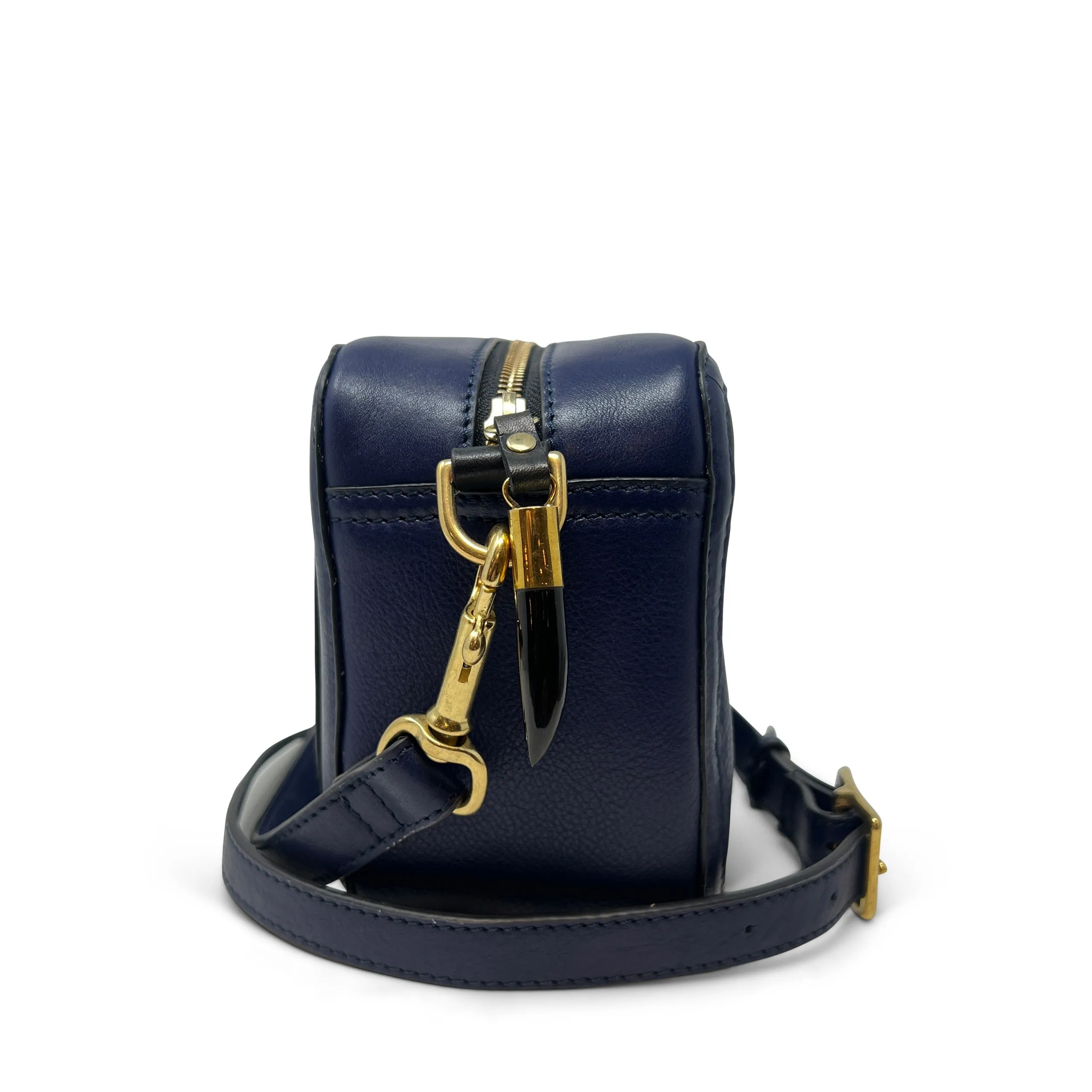 Amberleigh Crossbody Bag - Pleated Indigo