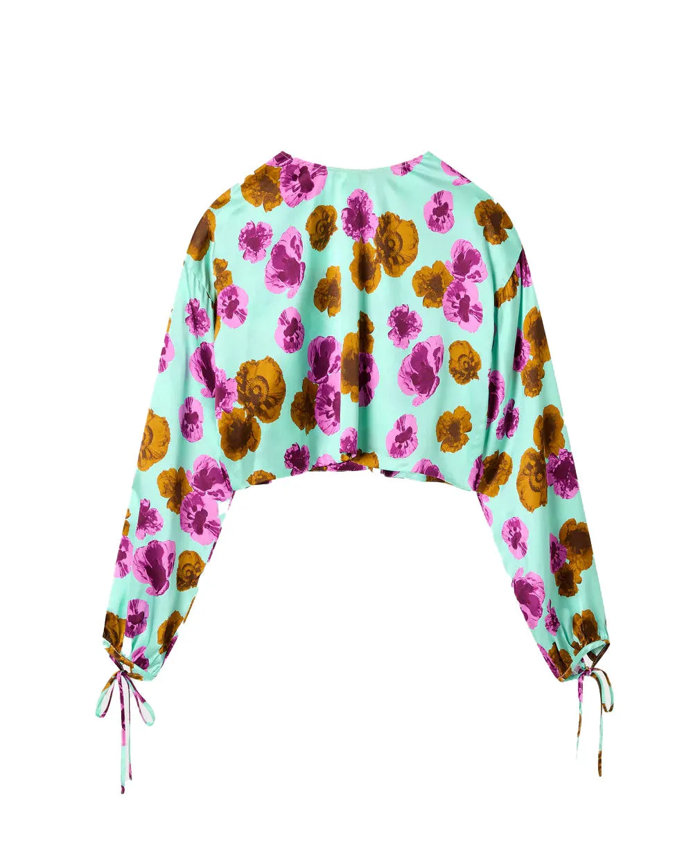 Aqua Bloom Blouse