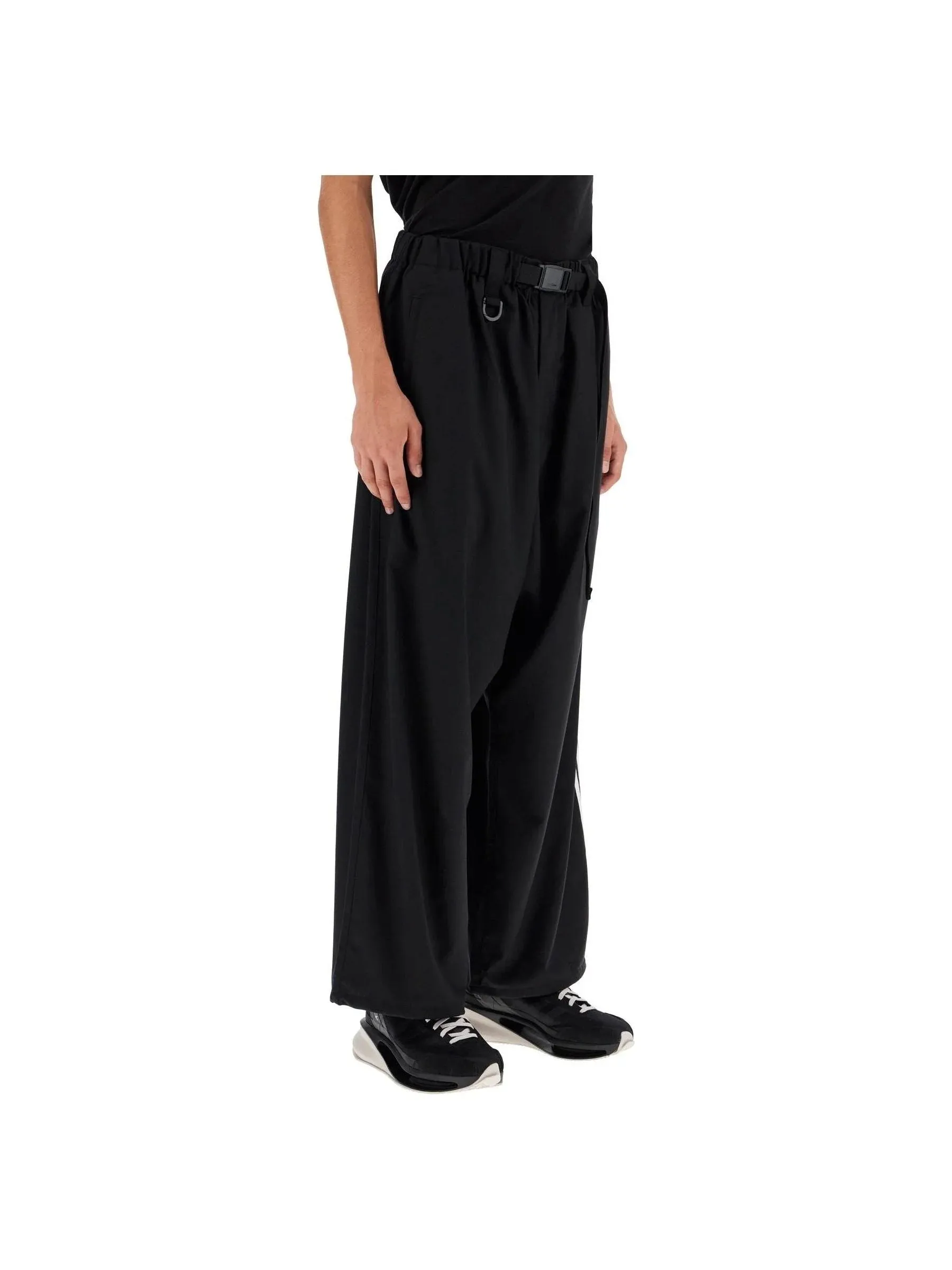 Baggy Striped Twill Trousers