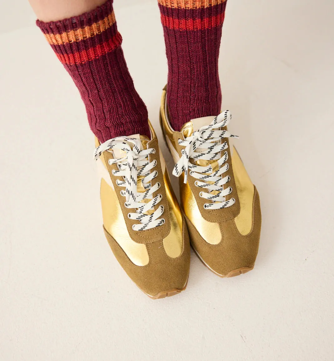 Ballet Core Sneaker | Gold Crush