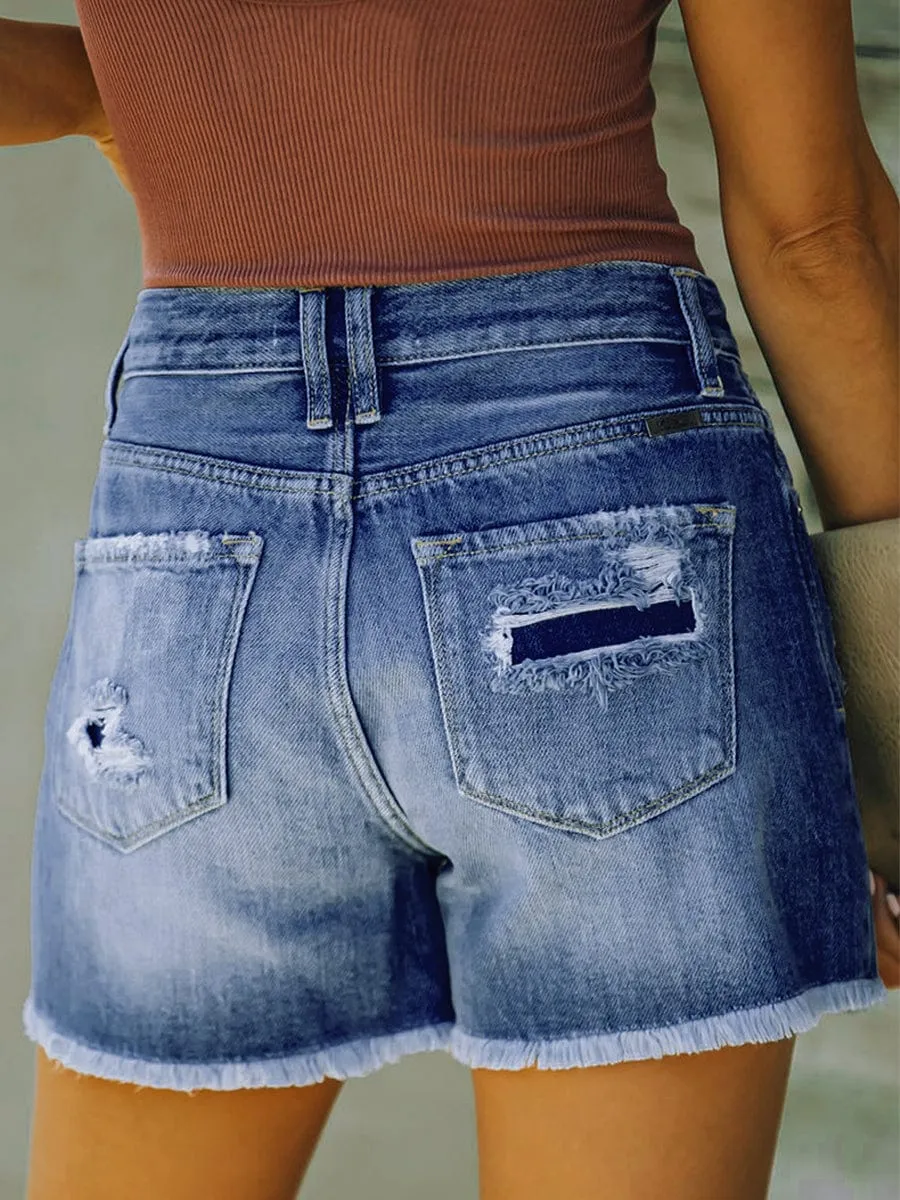 Blue Jean Shorts