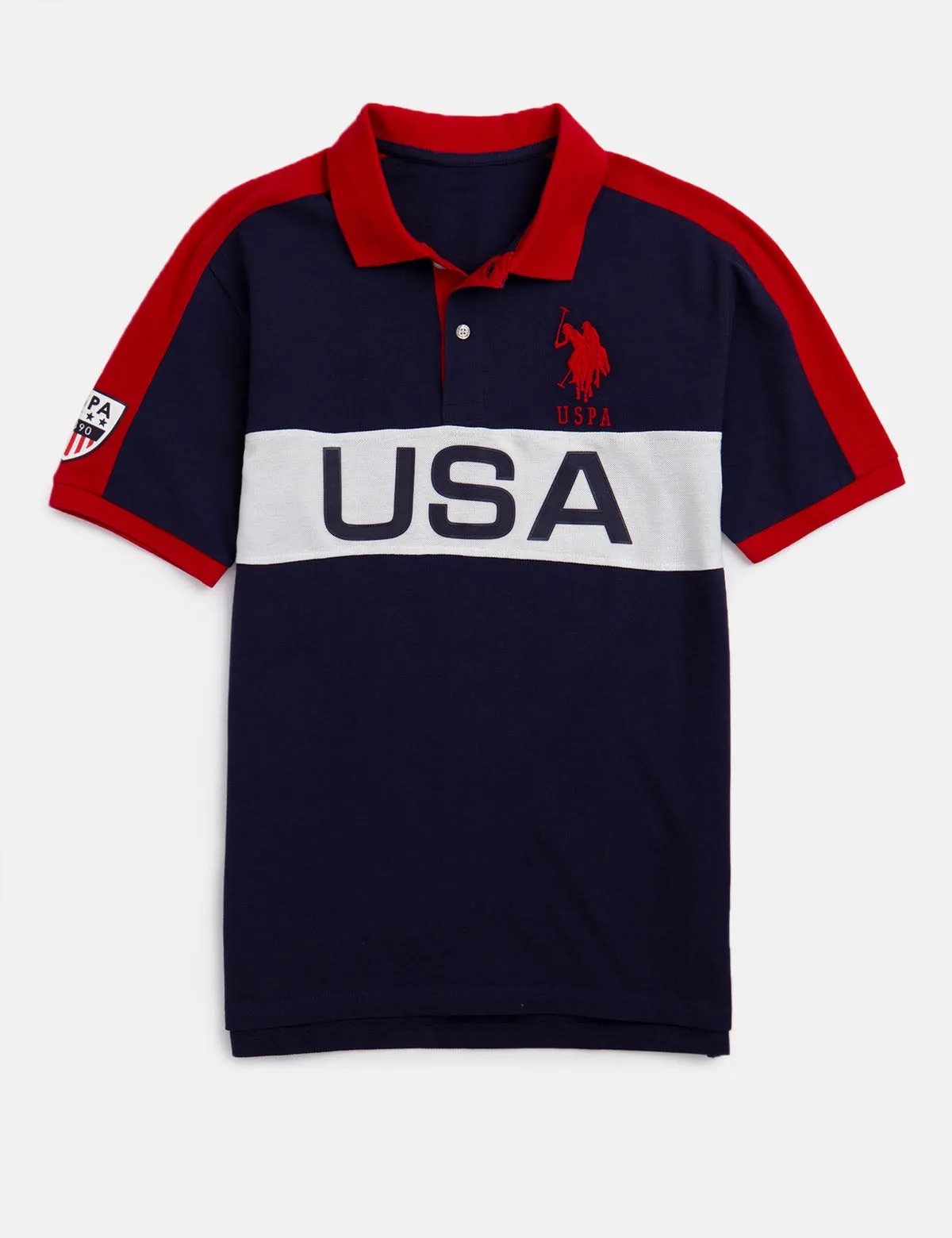 BOYS COLORBLOCK POLO SHIRT