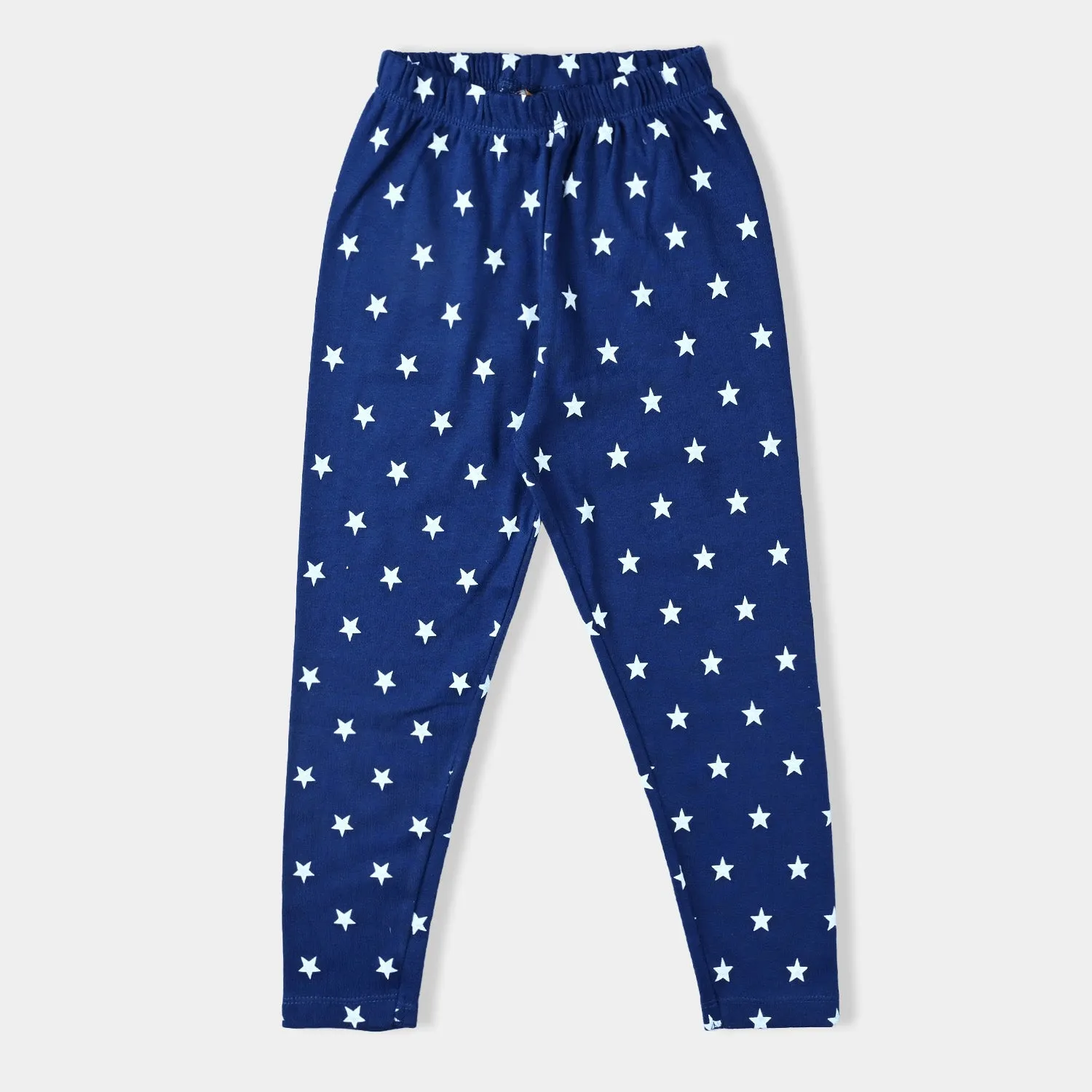 Boys Cotton Jersey Knitted Nightwear Stars-NAVY