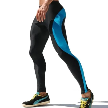 Brand Running Tights Men Compression Fitness