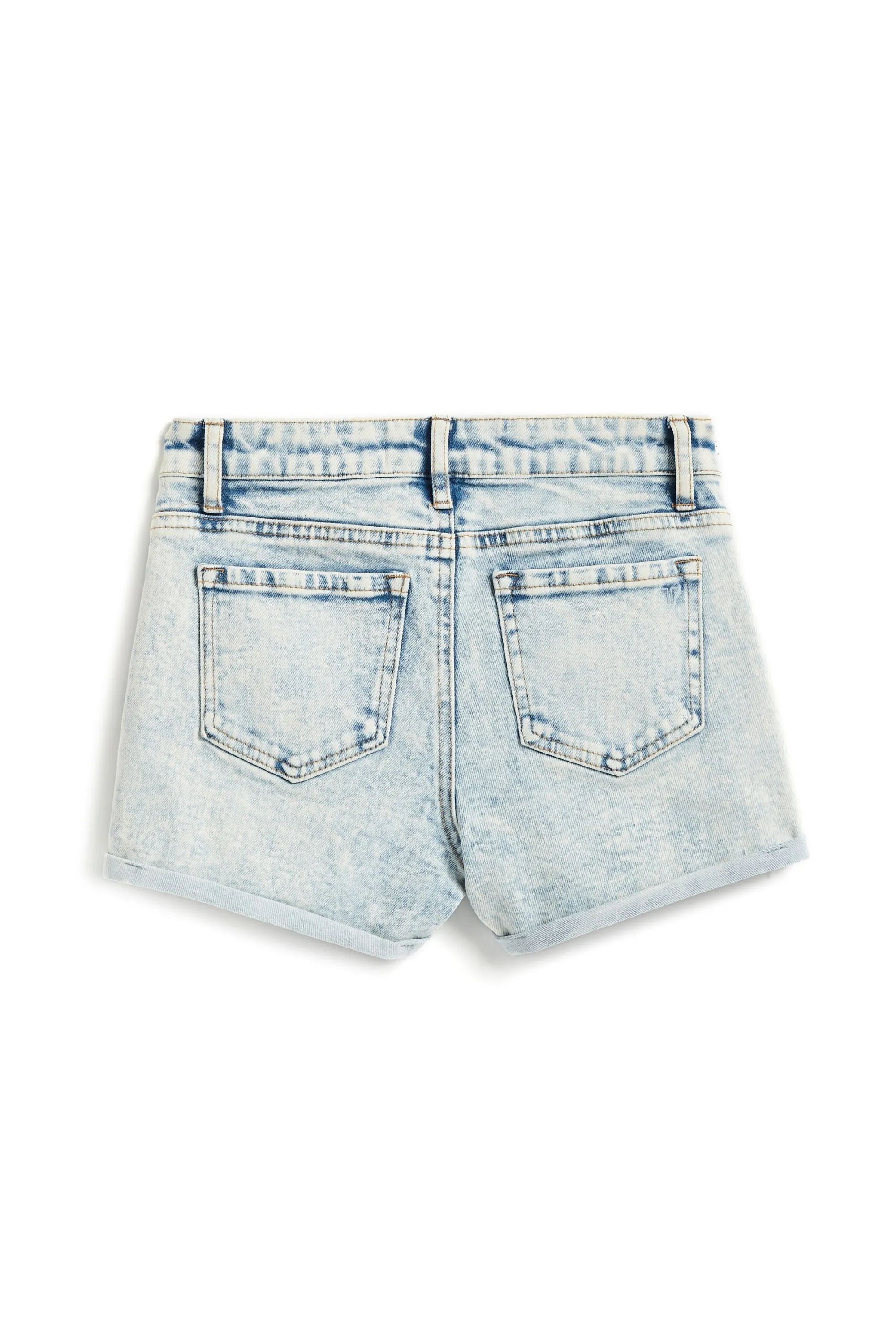 Brittany - Mini Roll Hem Shorts