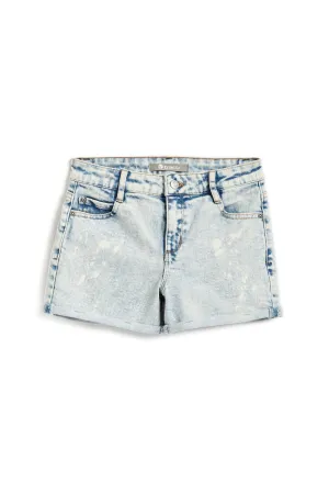 Brittany - Mini Roll Hem Shorts