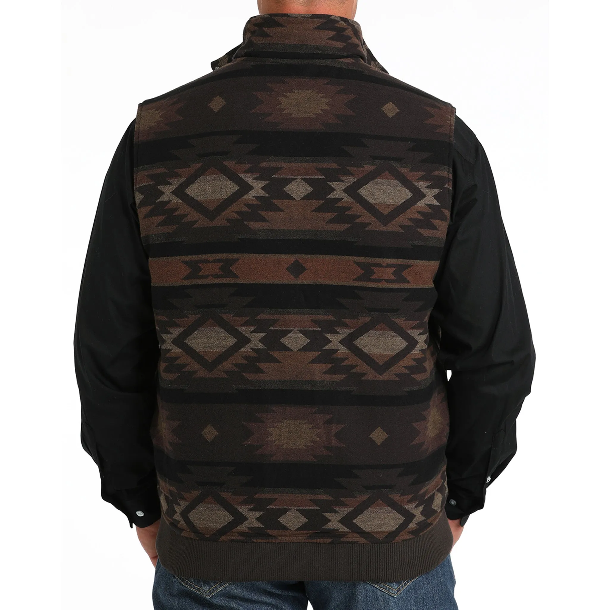 Cinch Men's Brown Reversible Vest