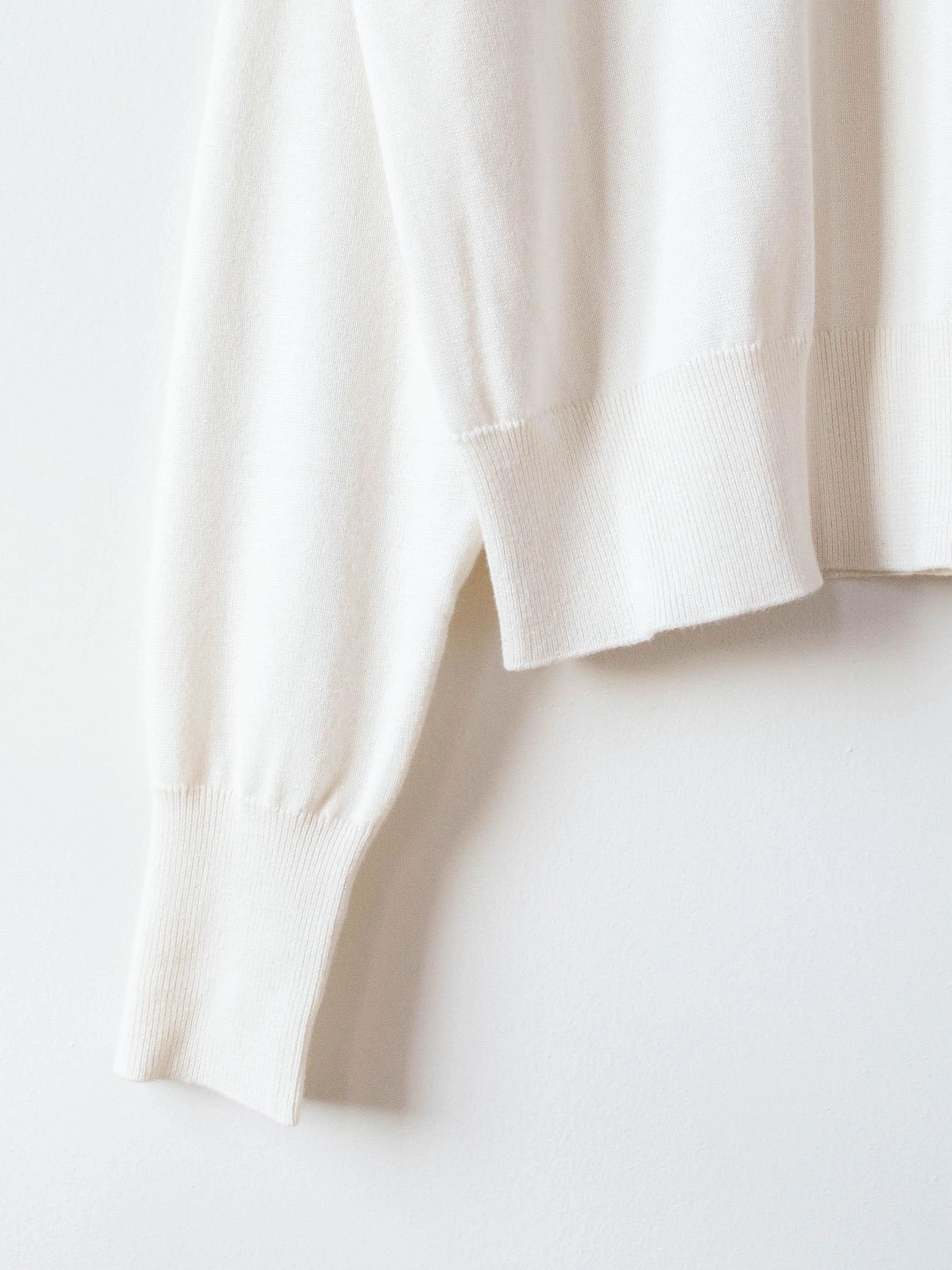 Co / Silk / Cashmere Crewneck Knit - White