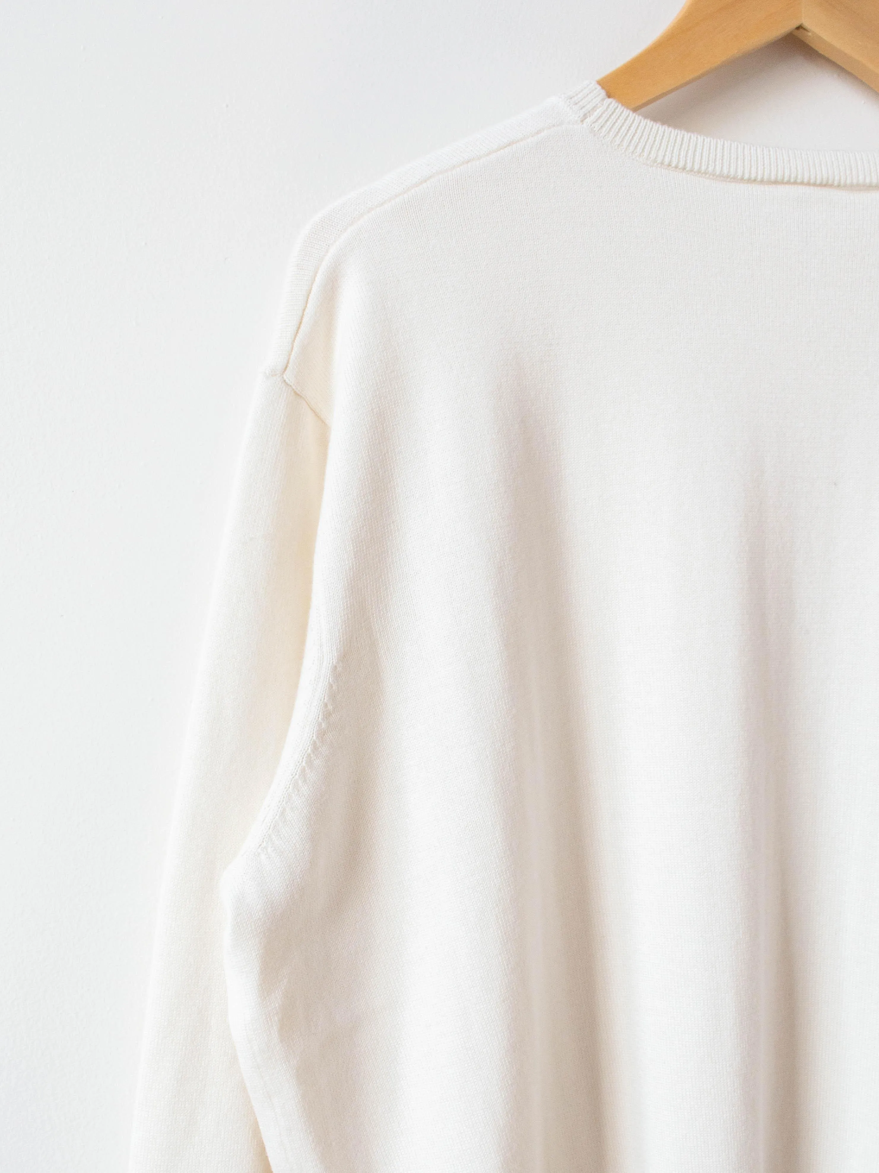 Co / Silk / Cashmere Crewneck Knit - White