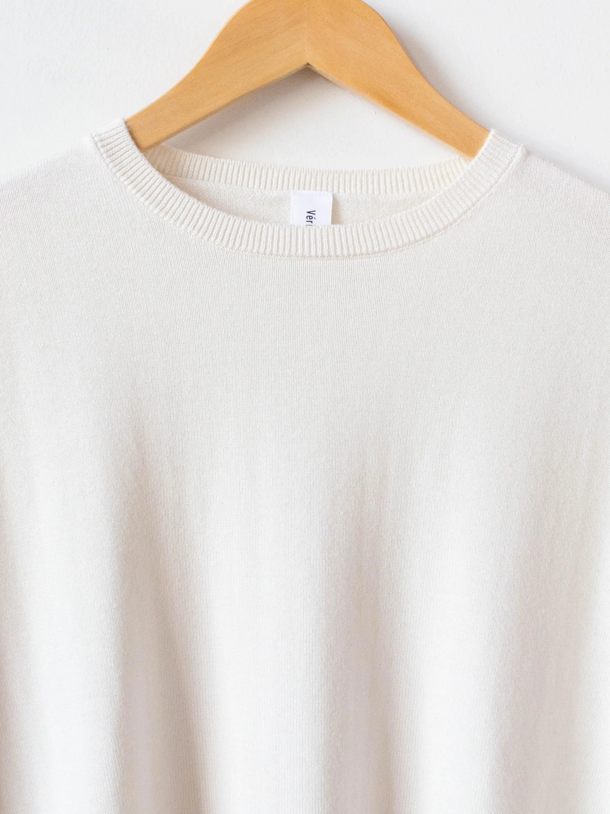 Co / Silk / Cashmere Crewneck Knit - White