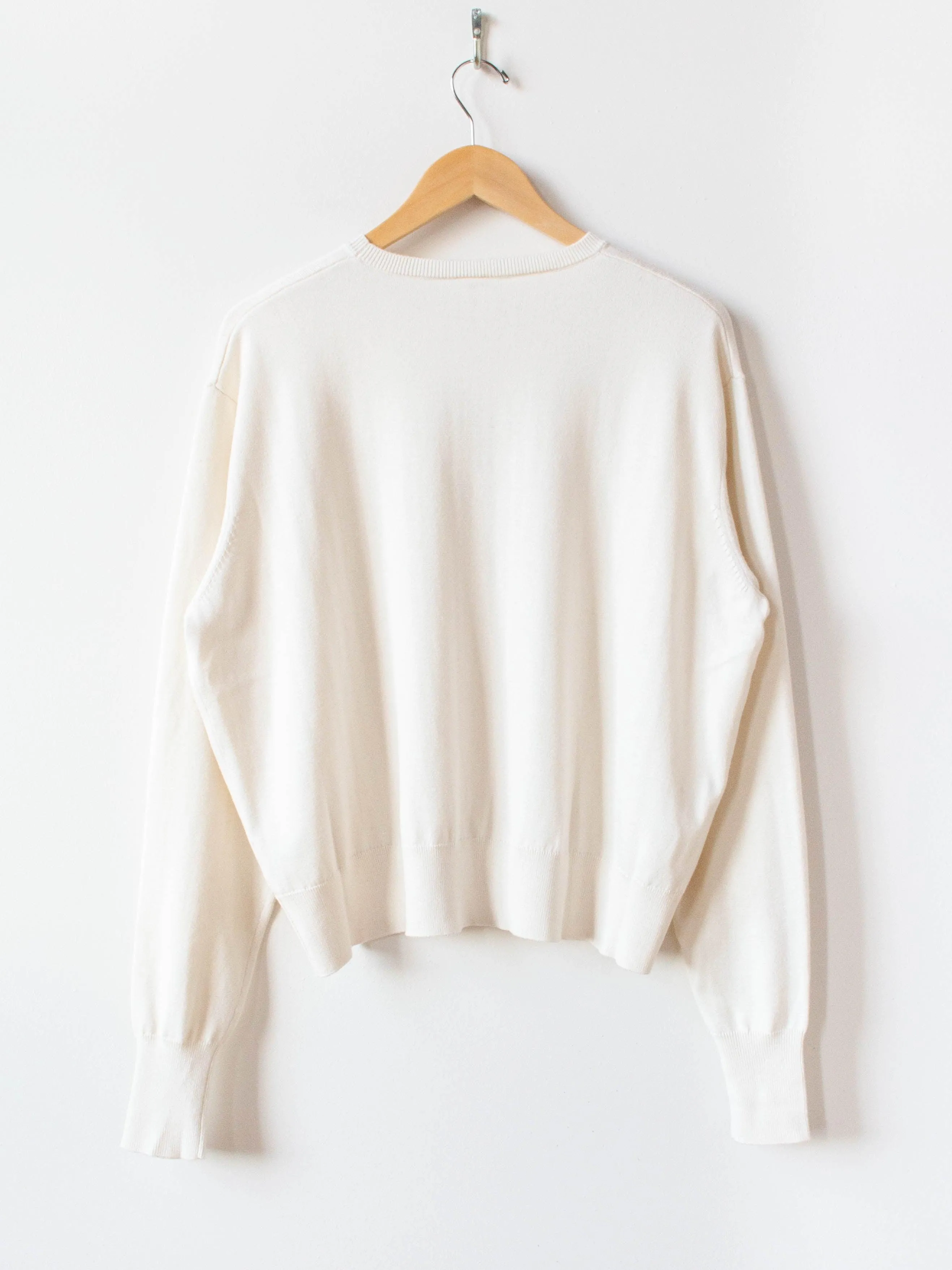 Co / Silk / Cashmere Crewneck Knit - White