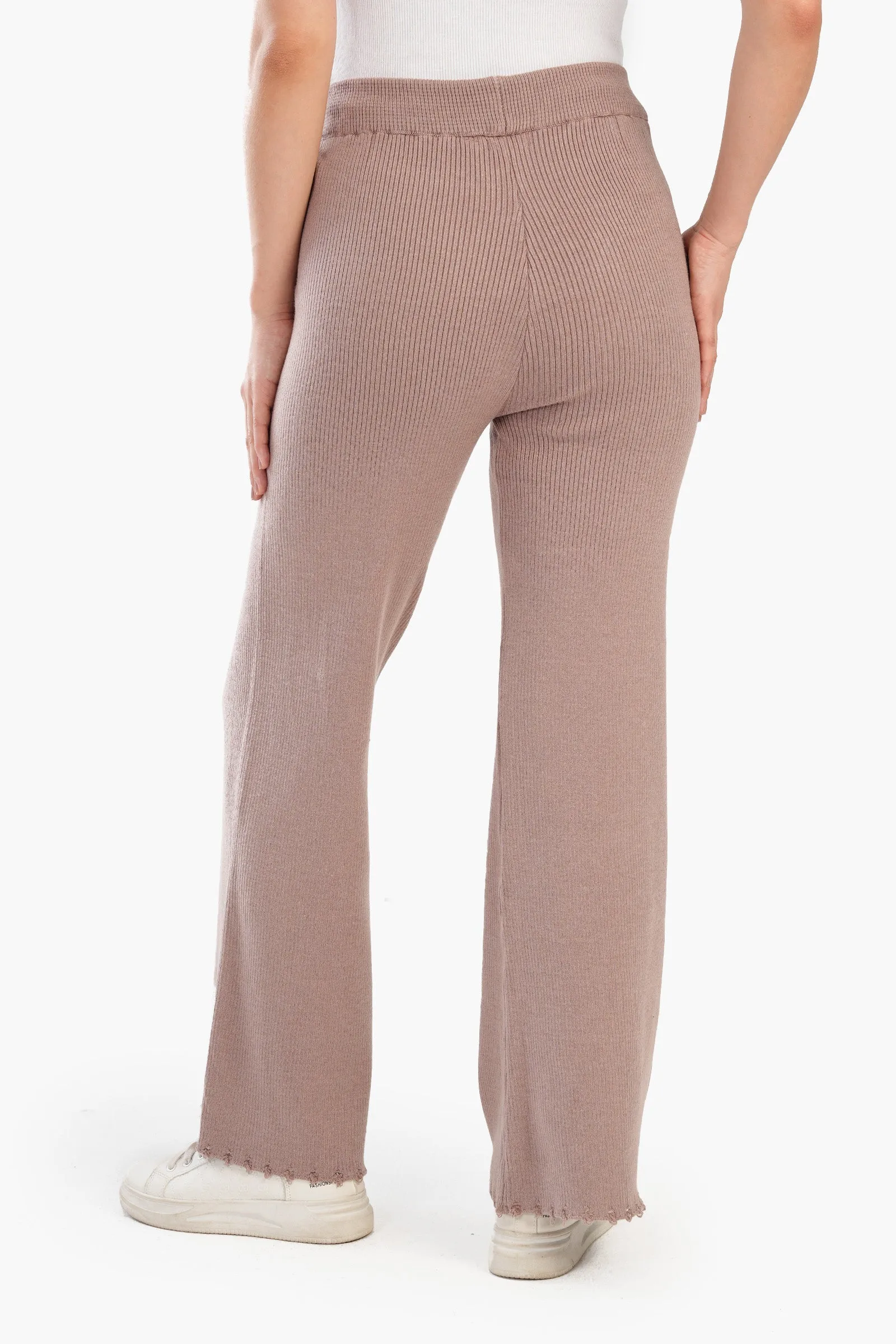 Coffee Wool Lounge Pants