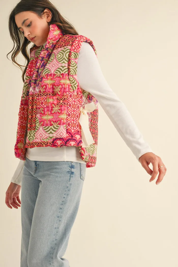 Elsie Patch Art Vest