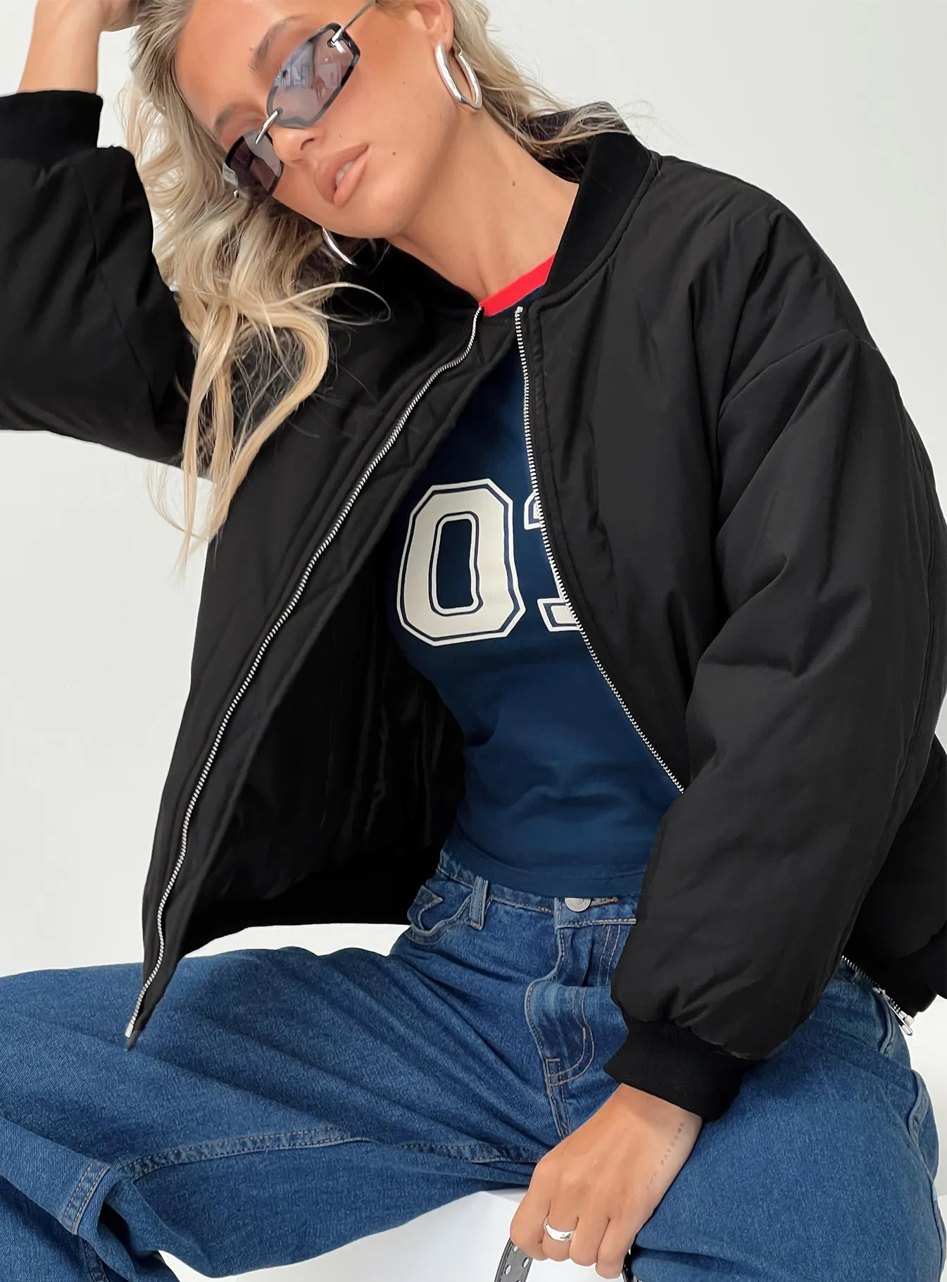 Formations Bomber Jacket Black