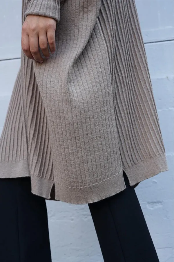 Four Slit Over Sweater