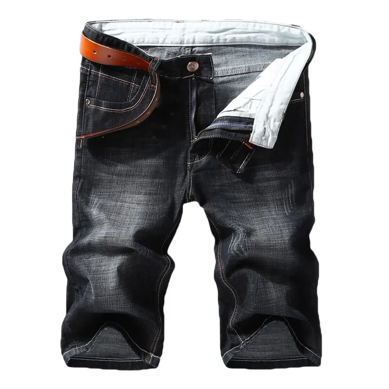 Funki Buys | Shorts | Men's Casual Denim Shorts | Slim Fit Stretch