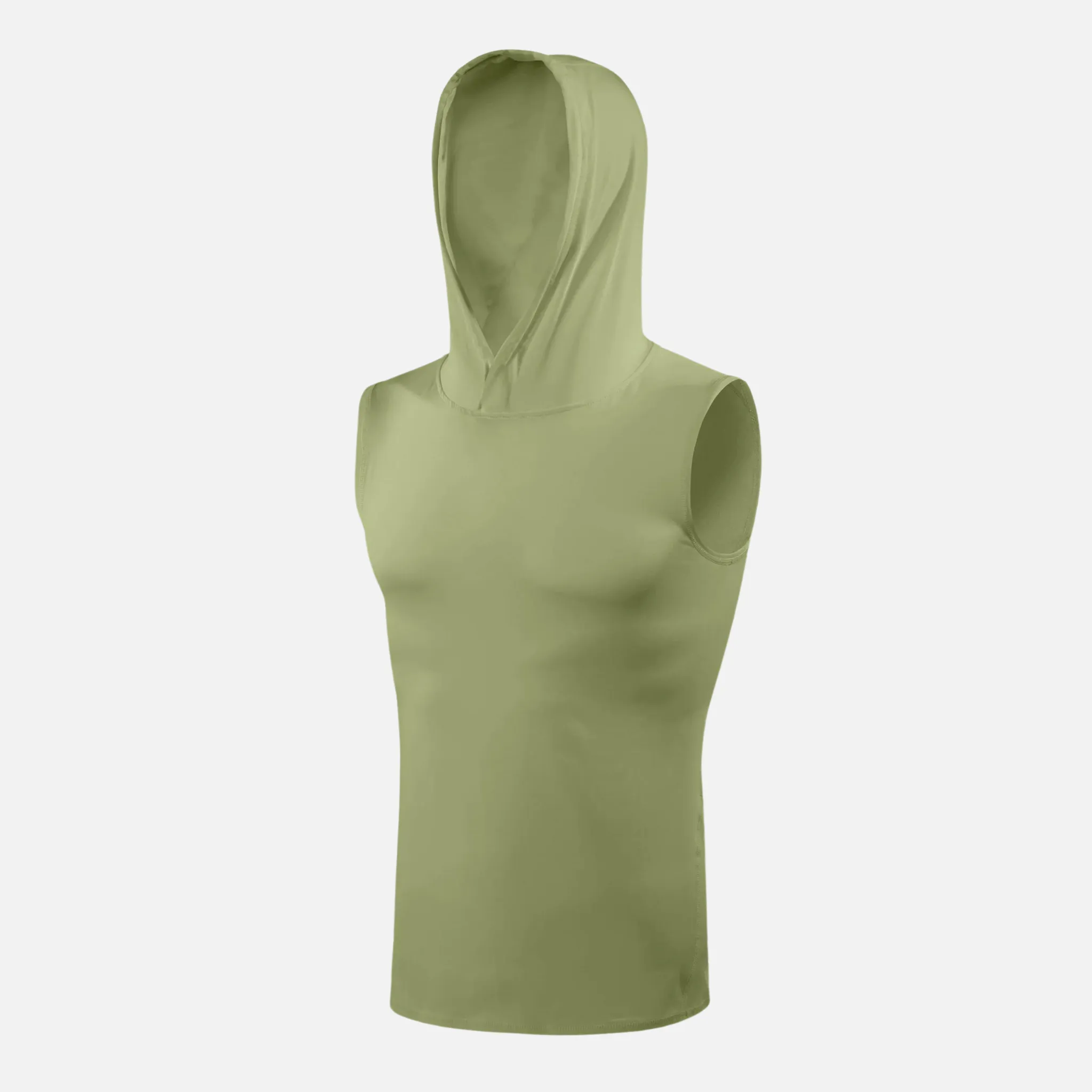 Grullo Sleeveless Compression Hoodie