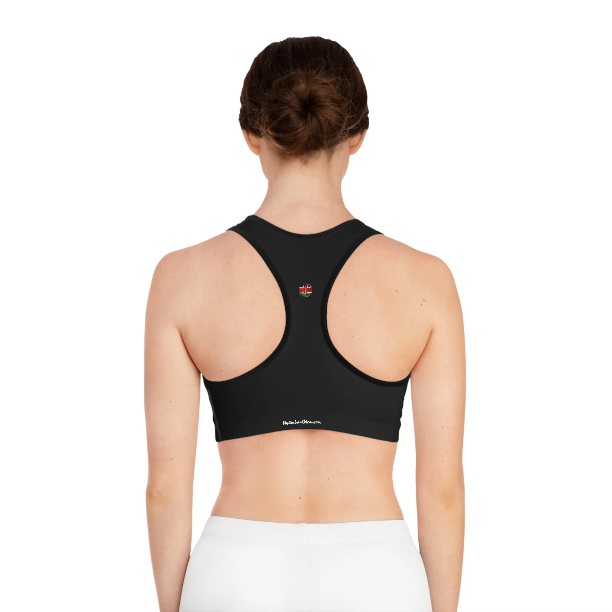 Kenya Black Sports Bra