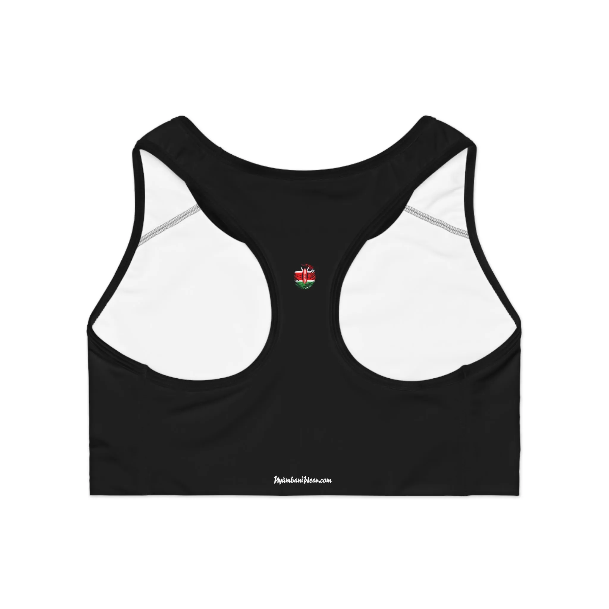 Kenya Black Sports Bra