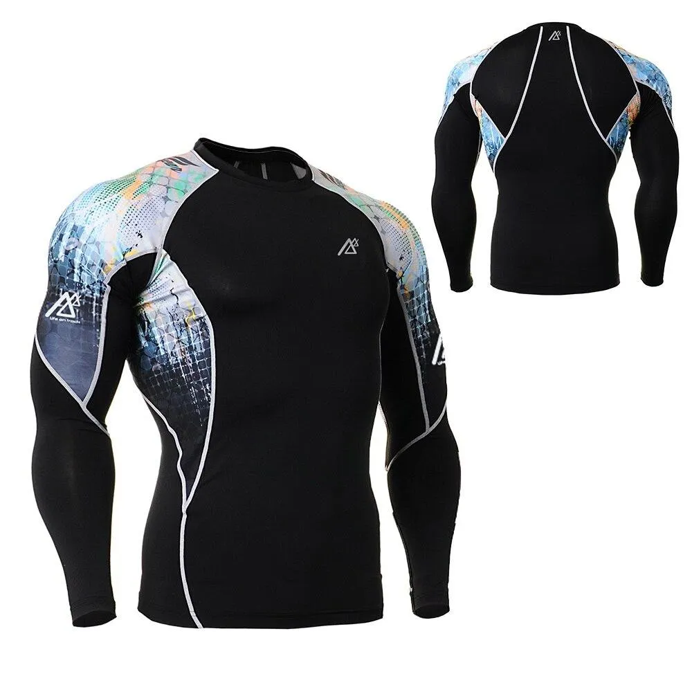 LIFE ON TRACK Mens Compression Long Sleeve