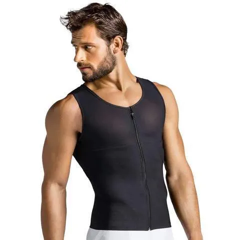 Men's Rubber Sports Vest Corset - Slimming & Fitness Compression Tank