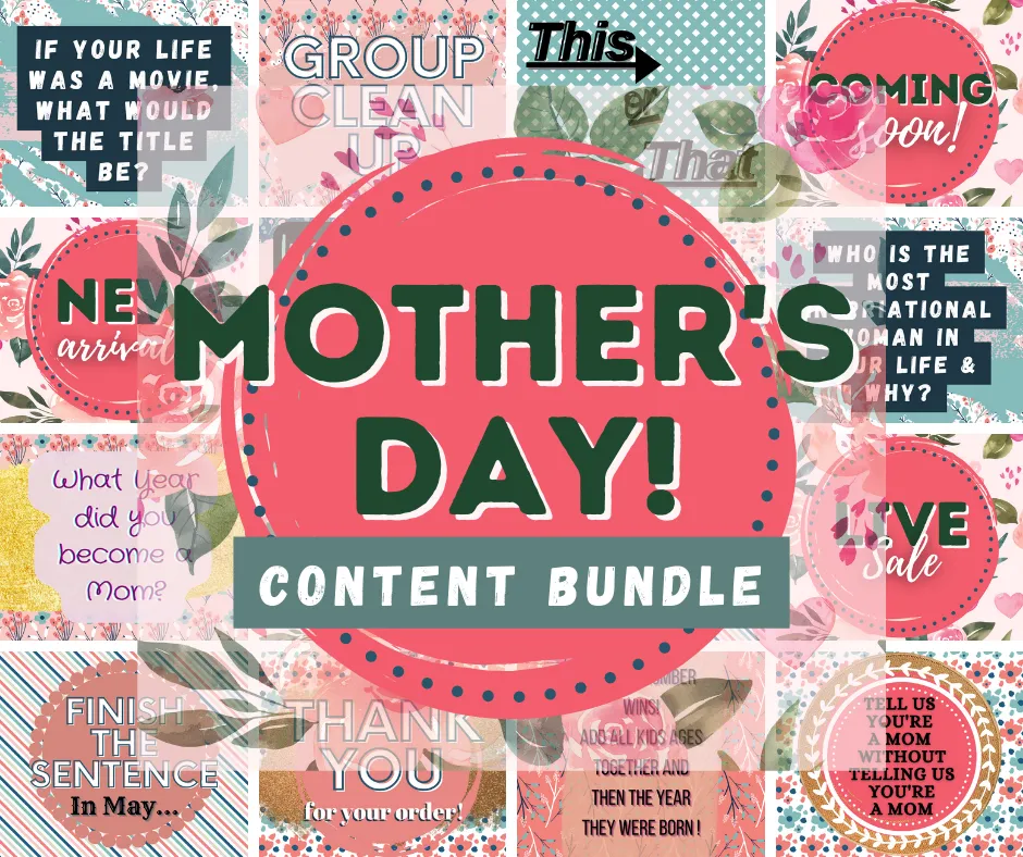 Mother's Day Themed Content Bundle - 2022