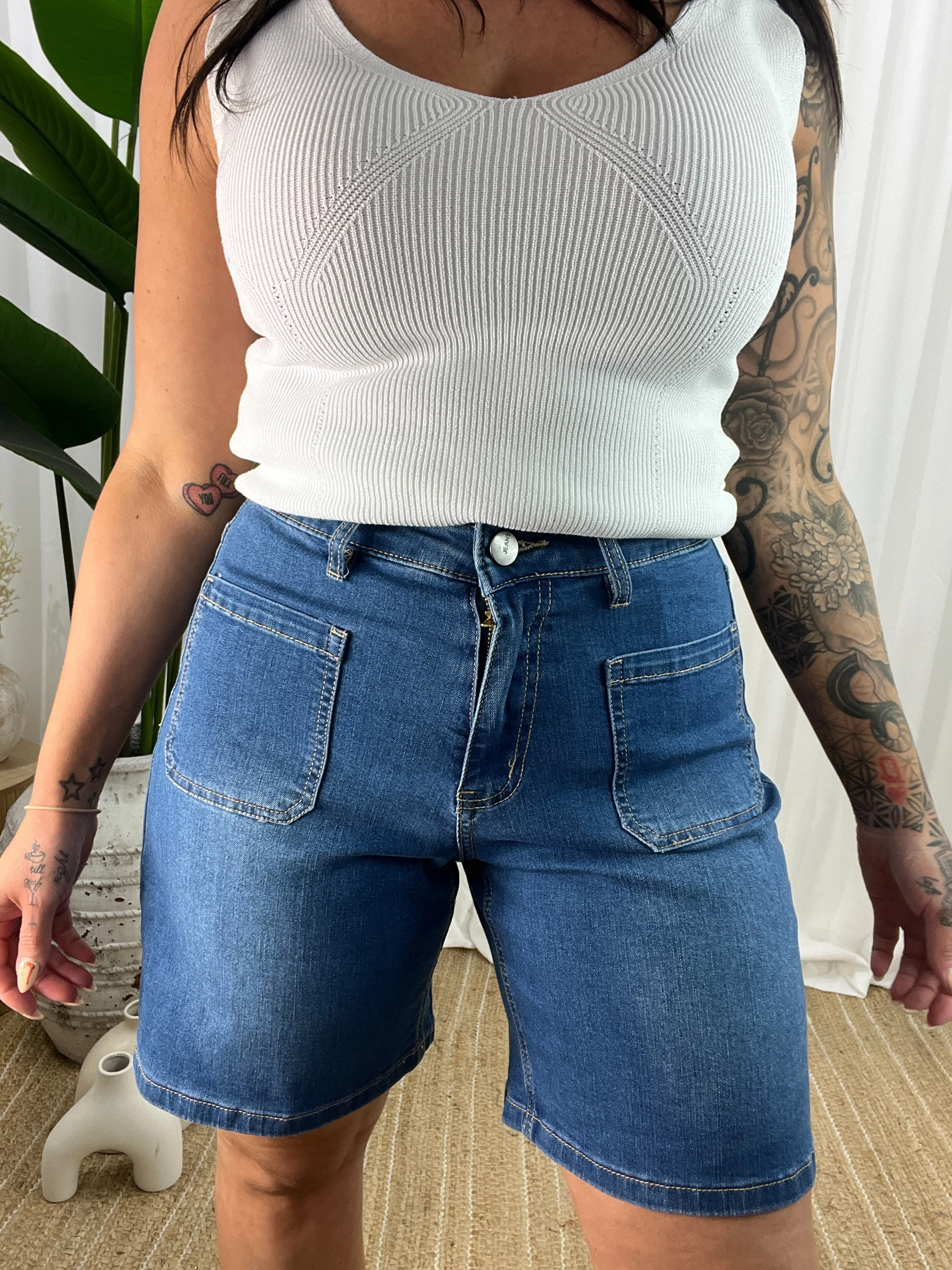 Nancy Denim Shorts