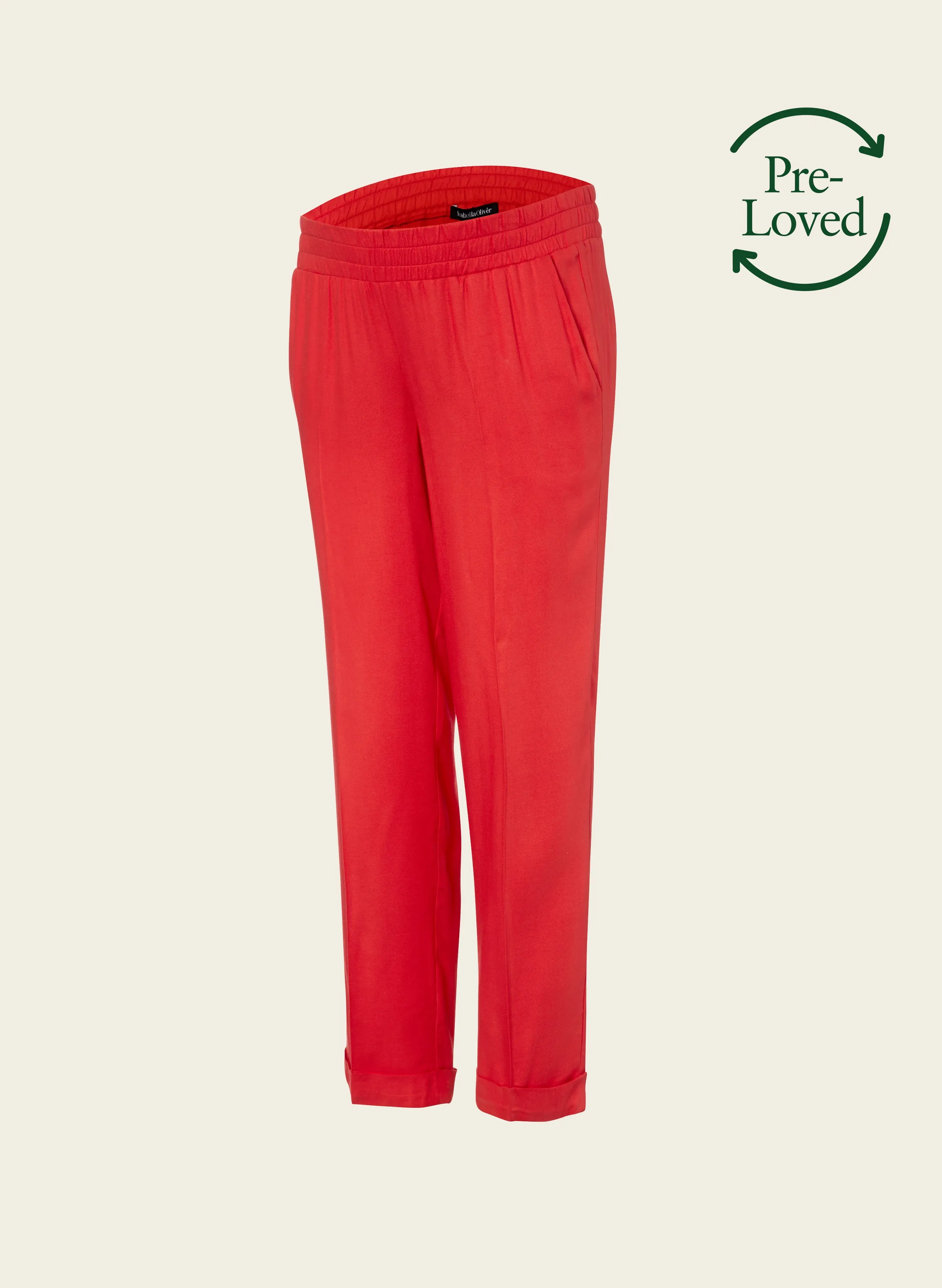 Pre-Loved Messina Relaxed Maternity Trousers by Isabella Oliver