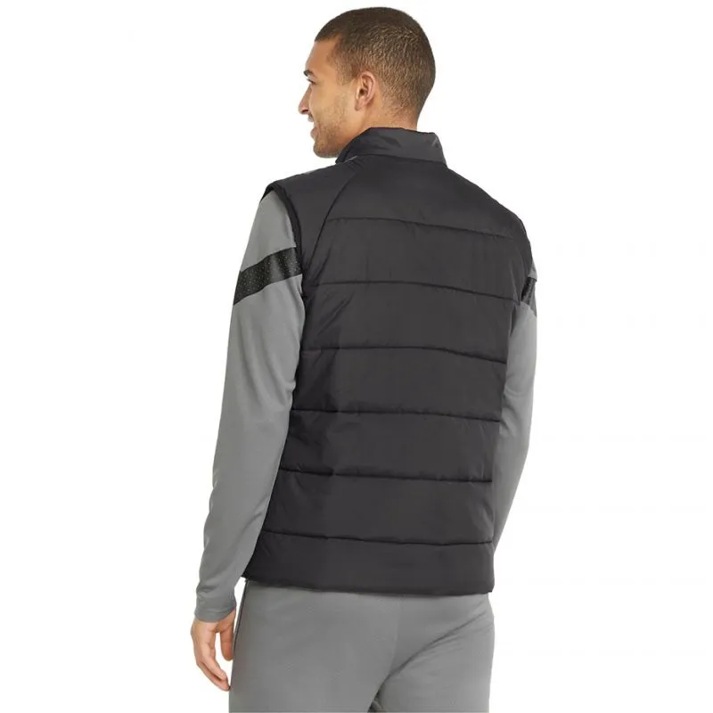 Puma Men’s Black TeamLIGA Insulated Vest with Wind and Water Protection