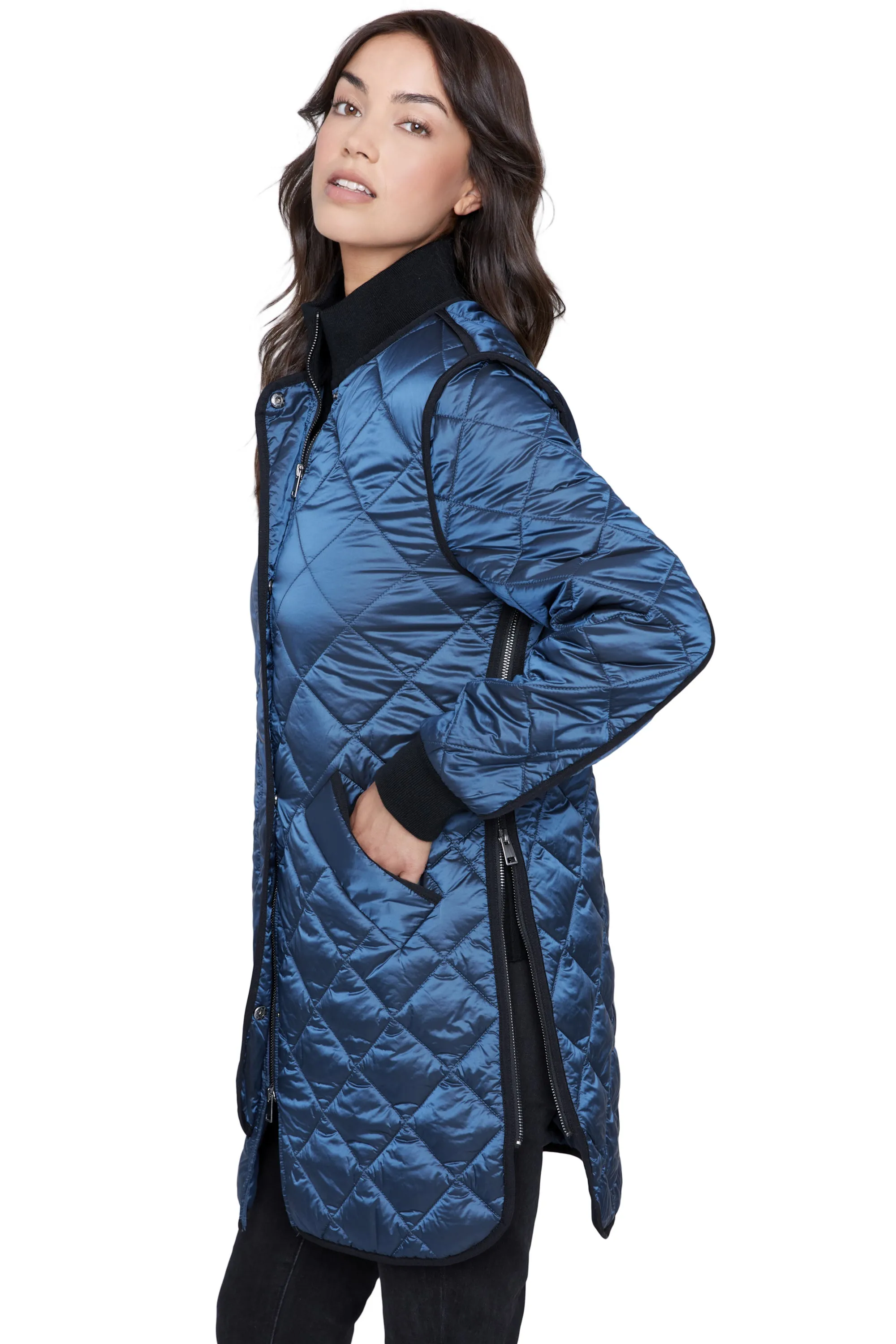 Quilted Puffer Long Jacket