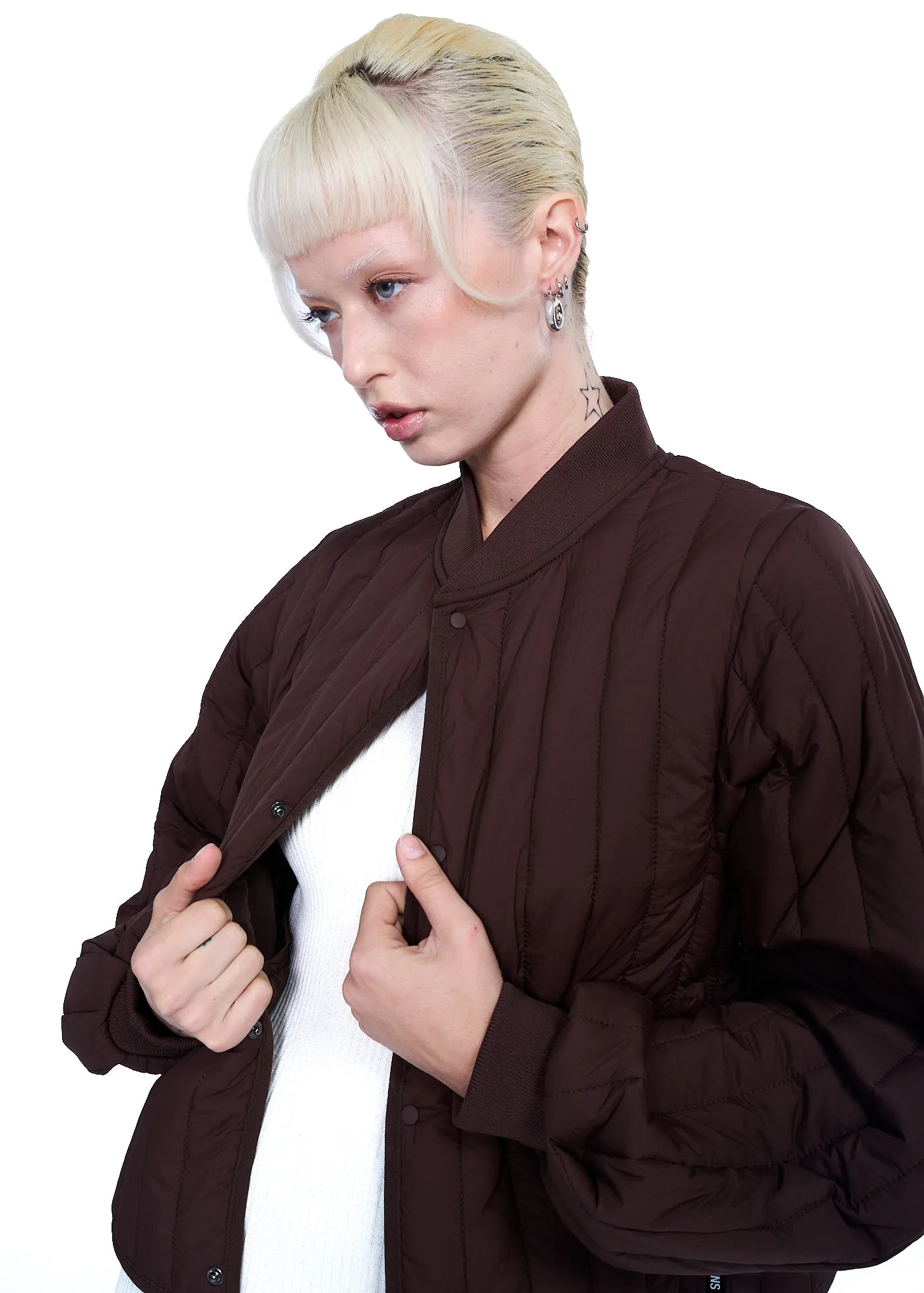 Rains Banja Liner Bomber Jacket T1 in Frame