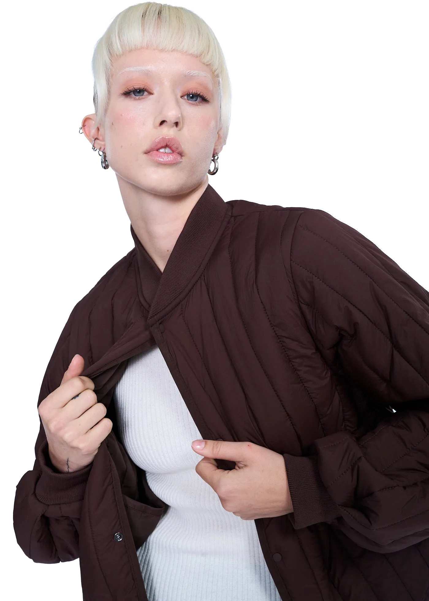 Rains Banja Liner Bomber Jacket T1 in Frame