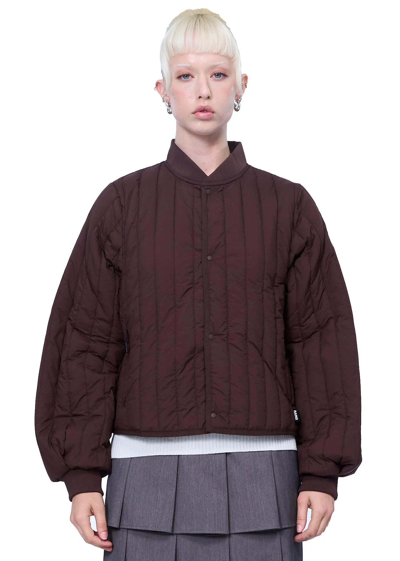 Rains Banja Liner Bomber Jacket T1 in Frame