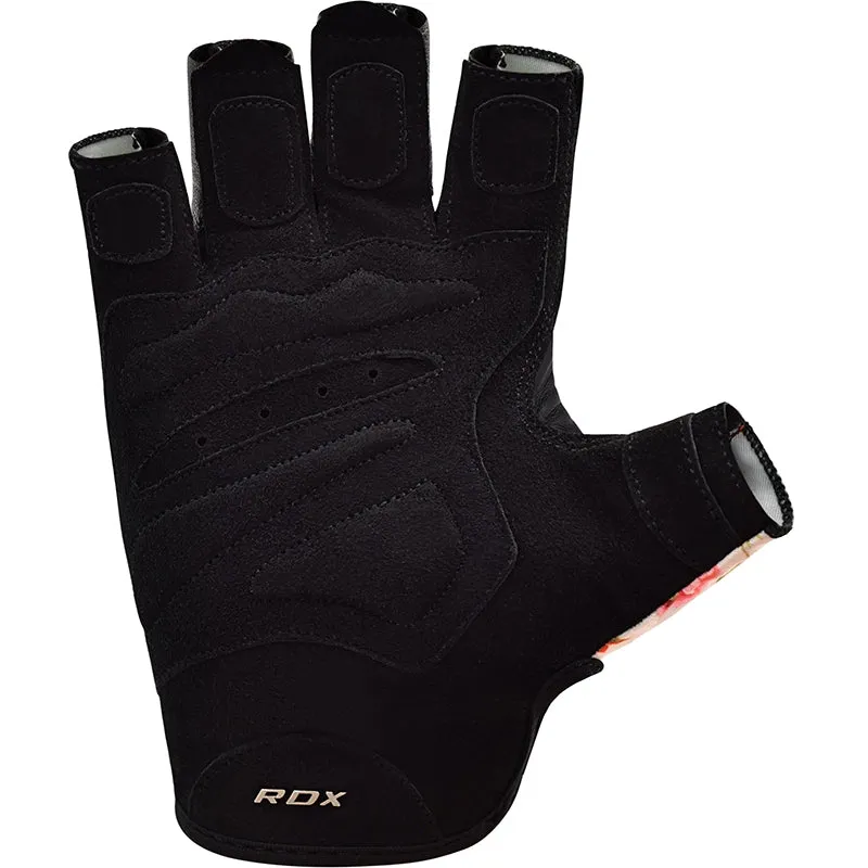 RDX F24 Floral Gym Workout Gloves for Women