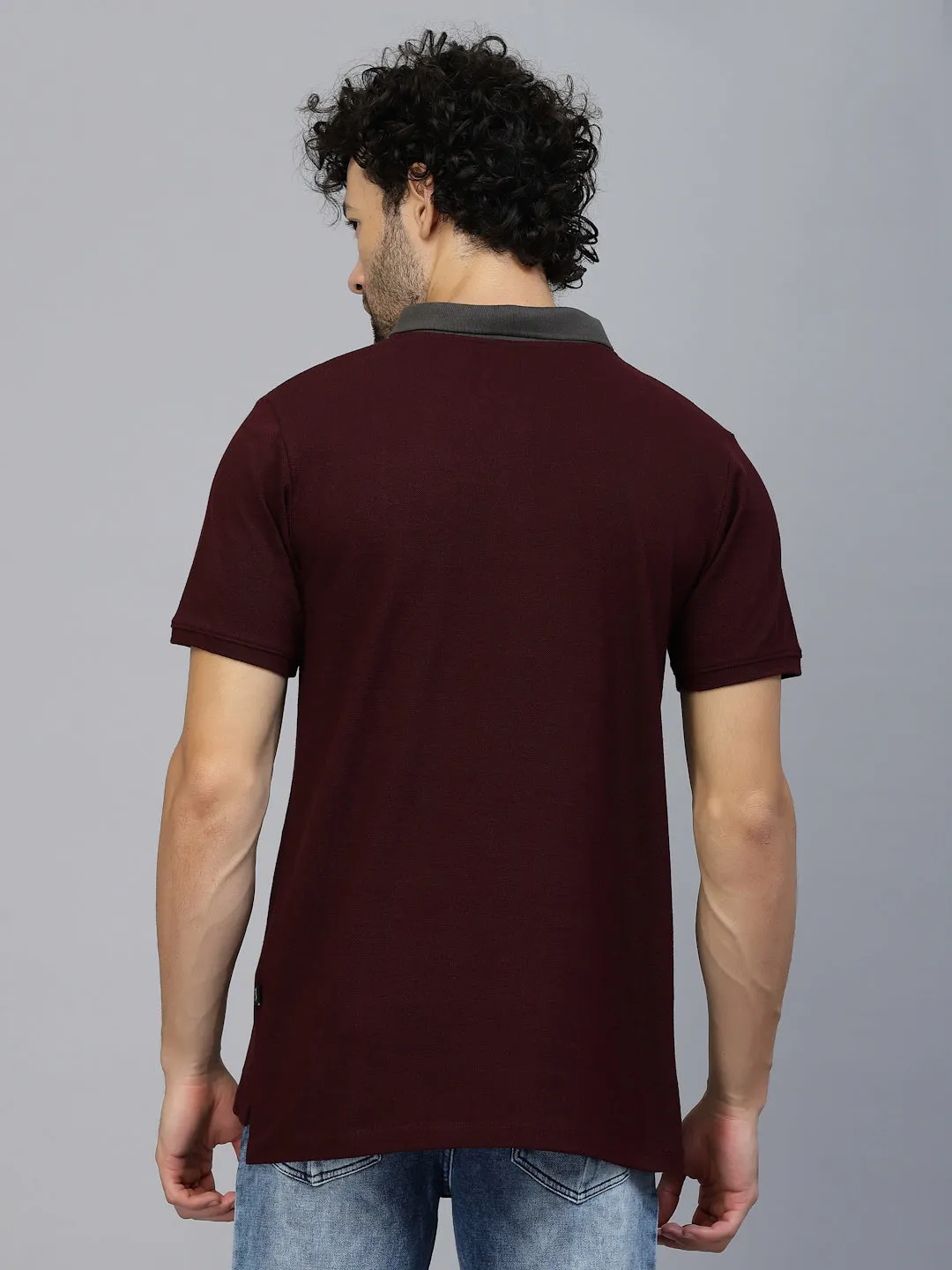 Sleek Colorblock Polo T-Shirt