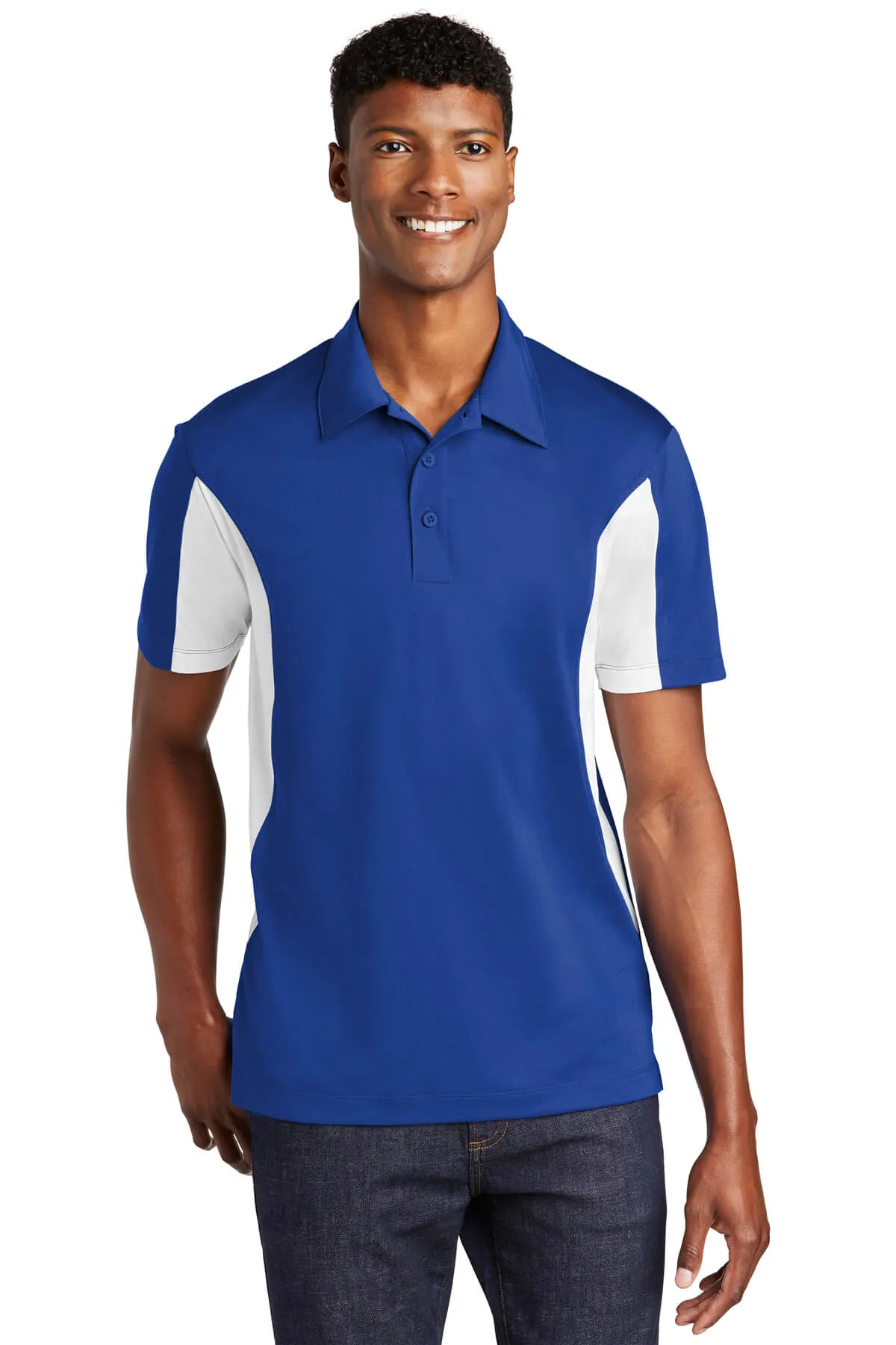 Sport-Tek Tall Side Blocked Micropique Sport-Wick Polo