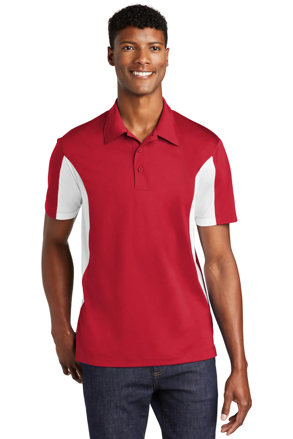 Sport-Tek Tall Side Blocked Micropique Sport-Wick Polo