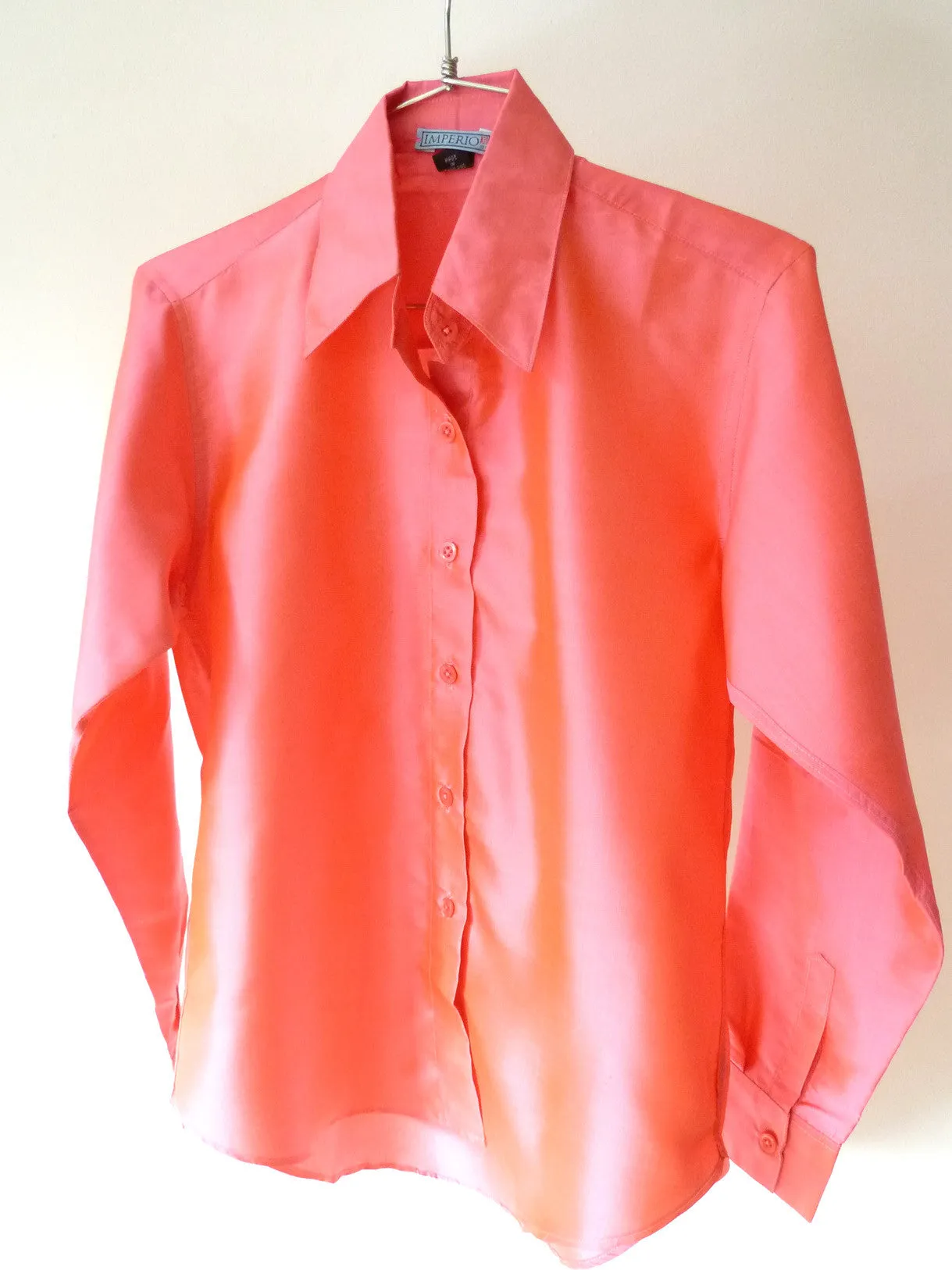 Thai Silk Button Down Shirt Assorted Pinks