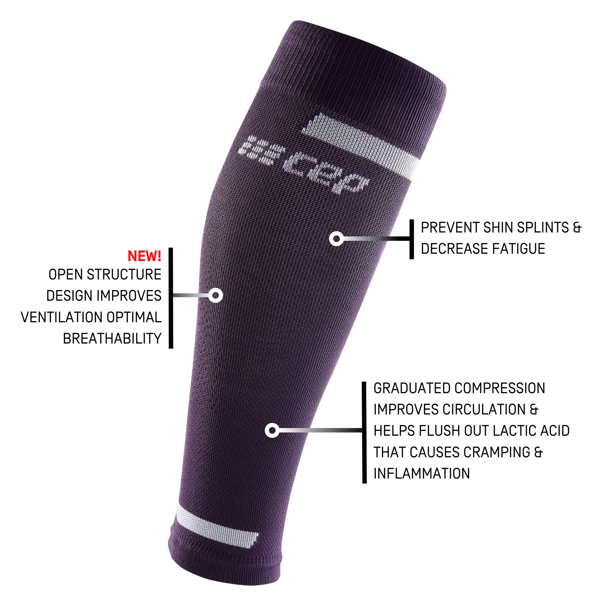 The Run Compression Calf Sleeves 4.0, Men