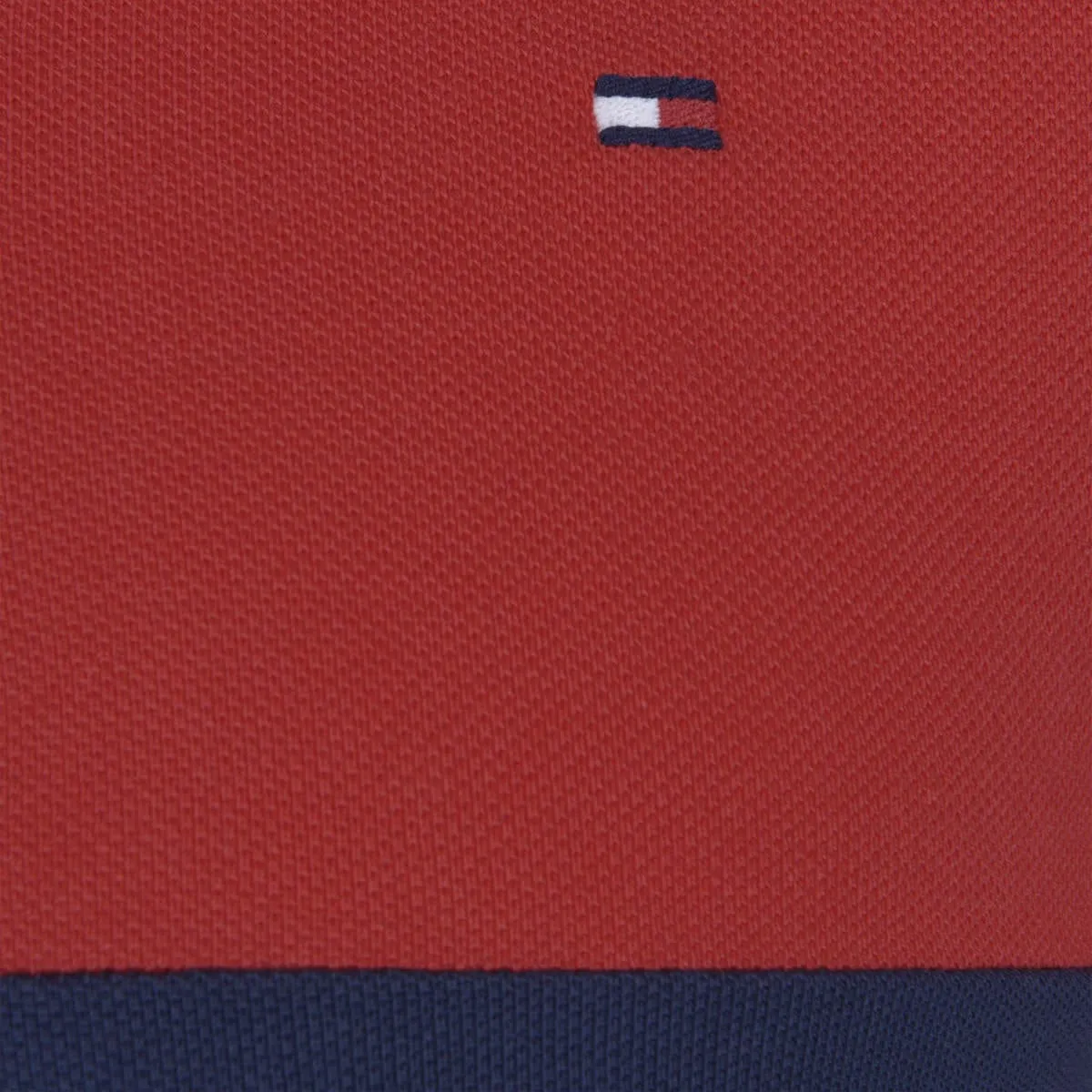 Tommy Hilfiger Boys Polo Top - Cotton Colorblock Flag Polo Top