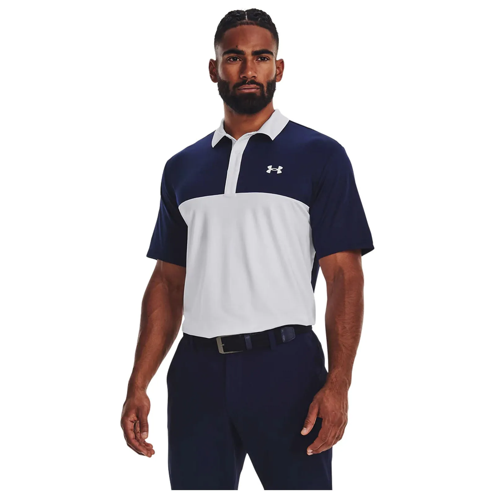 Under Armour Mens Performance 3.0 Colorblock Polo