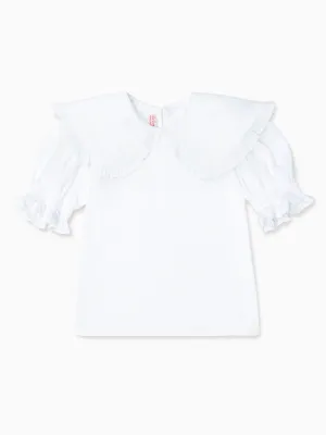 White Nolina Girl Cotton Top