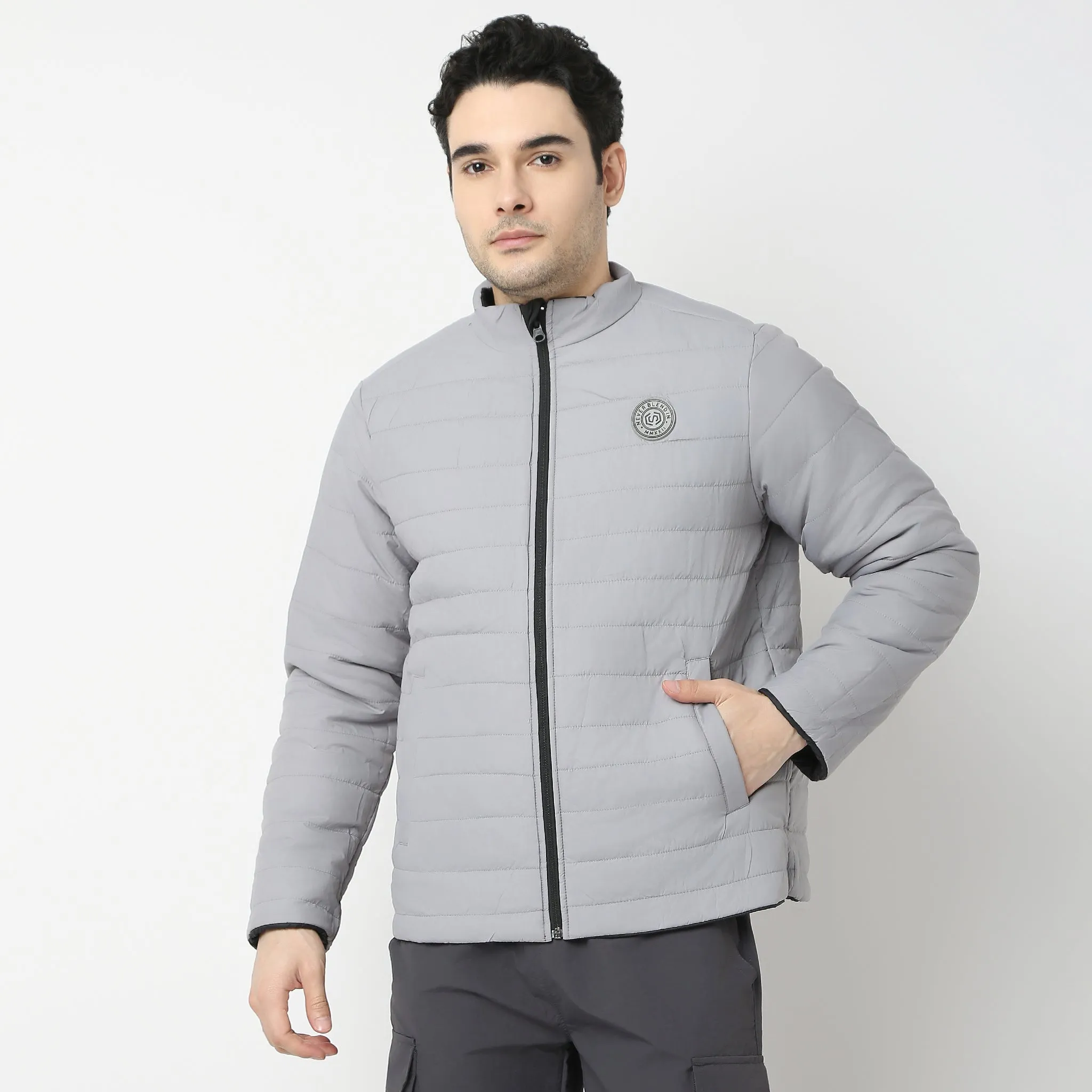 Winter Edit™ - Puffer Bomber Jacket - With Zip Closing and 2 Pockets